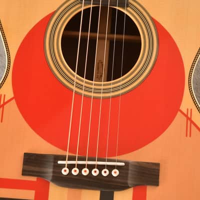 Martin Custom Shop Americana Backbone 00 28 Engelmann Rosewood Floor Model #2767237 image 9