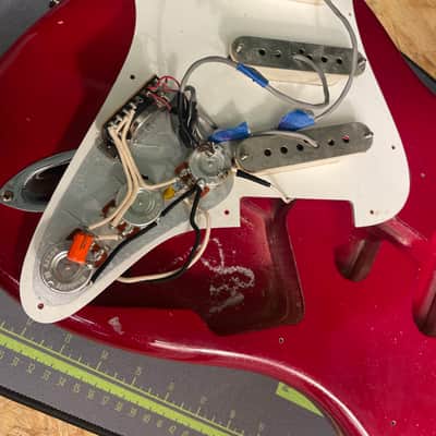 Memphis Stratocaster MIJ Electric Guitar c.1980 | Fresh Setup | Original Pickups | Candy Apple Red image 16