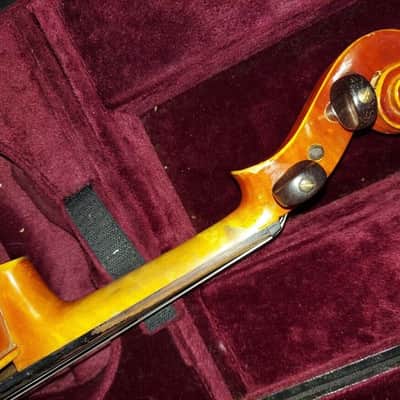 Kiso Suzuki Model 7117 size 15.5 viola, Japan 1973, Very Good Cond, w/ case&bow image 14