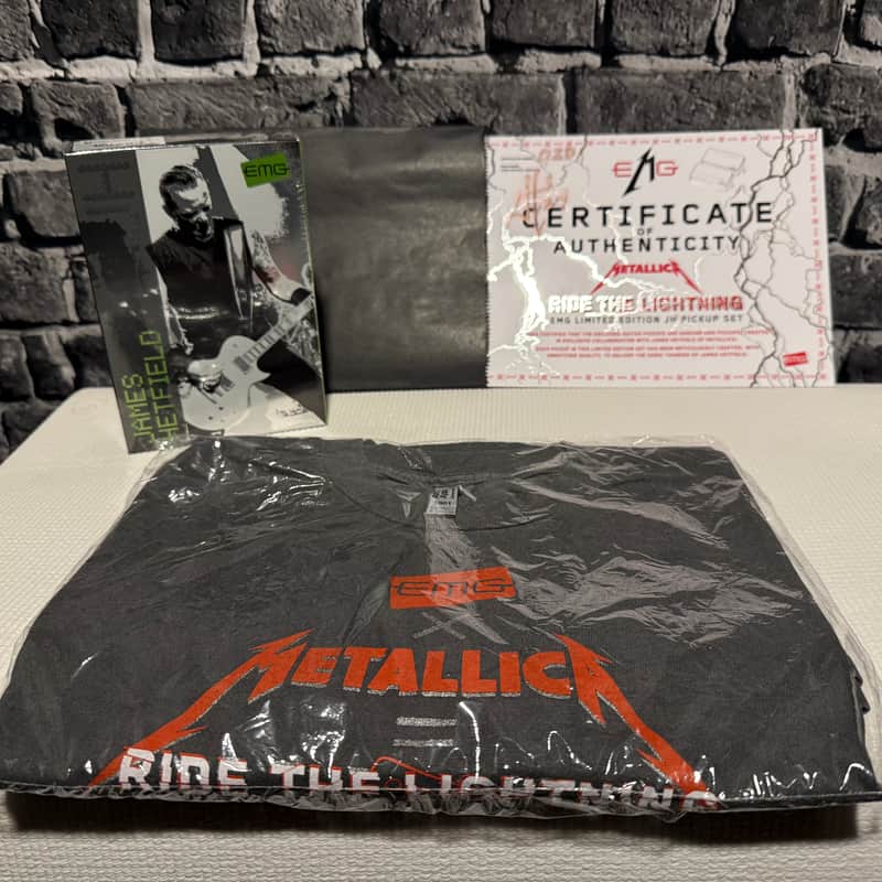 EMG JH/SET Distressed James Hetfield of Metallica Limited Edition Pickups 2024 - #20 of 200 Rare image 1