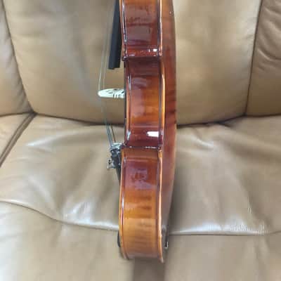 4/4 Rothenberg 1732 Stradavarious Replica Violin w/ Maple Flame Back and Sides + Bow and Case. Sale Benefits Music Ed Nonprofit! image 7