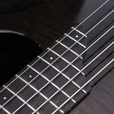 2002 Steinberger Bolin NS 5 String Bass, Black Flamed Maple & OHC image 16