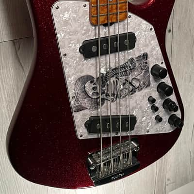 Used 2010 Music Man Ball Family Reserve Custom Big AL S-S  Red Sparkle w/case TSS1083 image 2