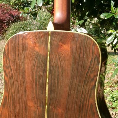 1979 Yairi YW800 B. Rosewood Jacaranda Japan Vintage - Natural+Vintage Martin Replica Hard Case by Tokai image 8