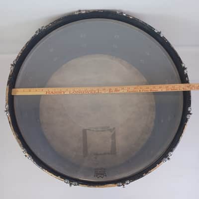 Rogers 60s 14x28"Dayton Holiday Bass Drum Virgin Gold Sparkle Pre-Powertone Ohio image 10