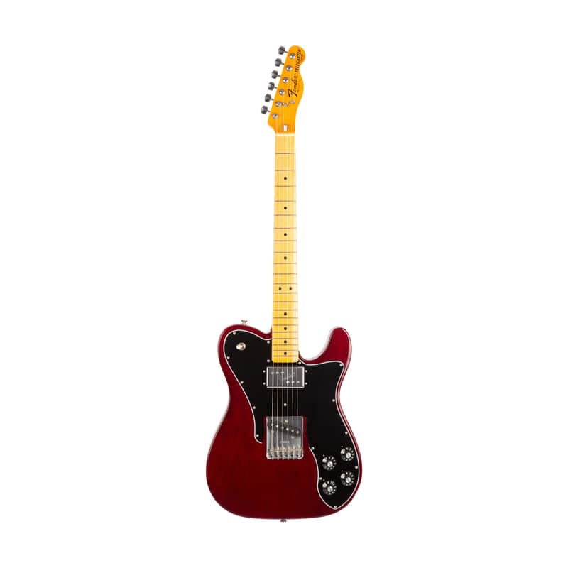 2022 Fender American Vintage II 77 Telecaster Custom Electric Guitar, Maple FB, Wine, VS22XXXX image 1