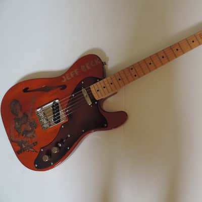 JEFF BECK TELECASTER HAND ENGRAVED TRIBUTE THINLINE TELE BY DDCC USA CUSTOMS SEMI HOLLOW BODY ONE OF A KIND CUSTOM GUITAR image 6