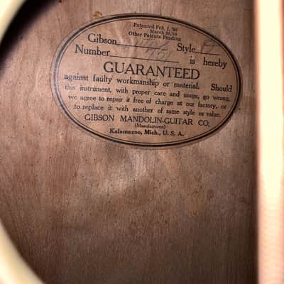 Gibson Style O Artist 1917 image 9