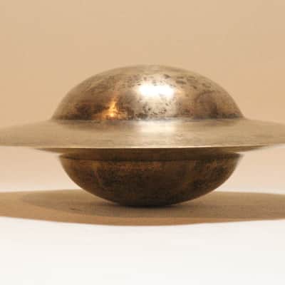 Low Boy Deep Cup 10" Hi Hat Cymbals, Large 5" Bells, Medium Light Weight, Traps Era - 1920s /  INSPECTED &TESTED image 1