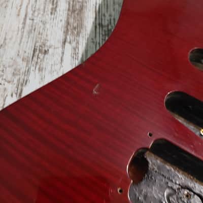 Jackson MIJ Japanese Dinky Pro Series DK3 Flame Top Project Body Husk image 3
