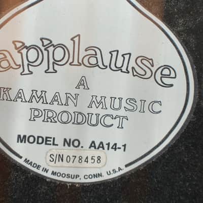 1976 Applause by Ovation AA14-1 Big Bowl Balladeer Aluminum Fretboard USA Gig Bag image 11