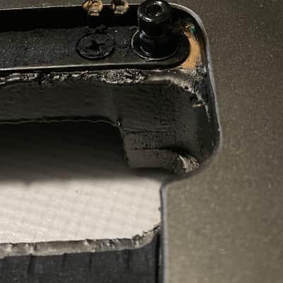 2000's Indonesian Ibanez RG5EX1 Grey Pewter Damaged Basswood Guitar Body Floyd Ready image 10