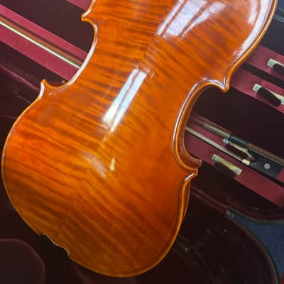 Gustav August Ficker Stradivarius Model 16" Viola Beautiful with brand new case image 4
