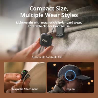 DJI Mic 3 Advanced Mini 2.4GHz Wireless Microphone System image 4