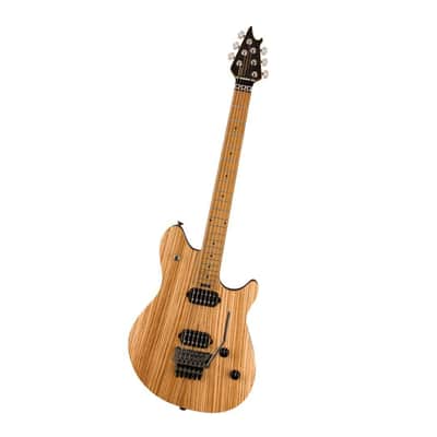 EVH Wolfgang WG Standard Exotic Zebrawood 6-String Right-Handed Electric Guitar with Basswood Body and Baked Maple Fingerboard (Natural) image 4
