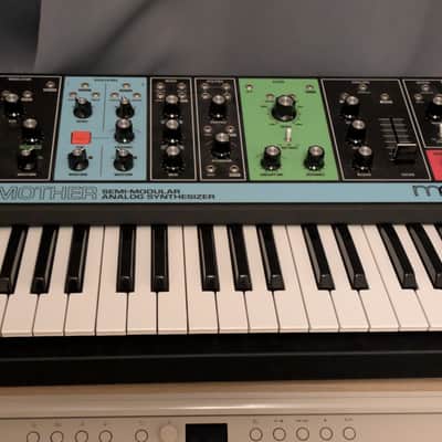 Moog Grandmother 32-Key Semi-Modular Analog Synthesizer 2018 - Present - Black / Multi-Colored Panel