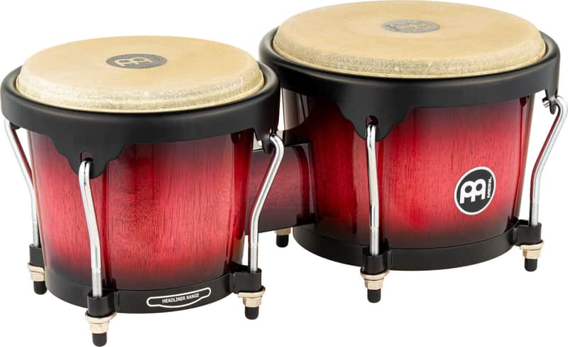 Meinl Bongo Set HB100 WRB Wine Red image 1
