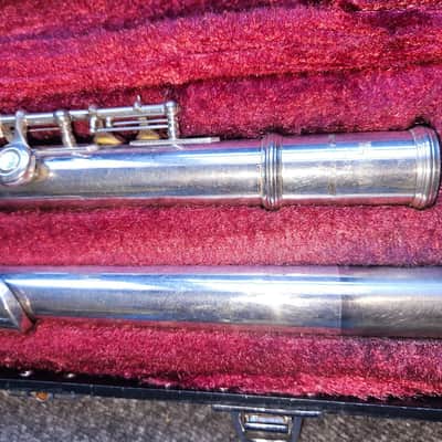 Yamaha YFL-225S Silver-Plated Flute, Japan, Very Good Condition image 5