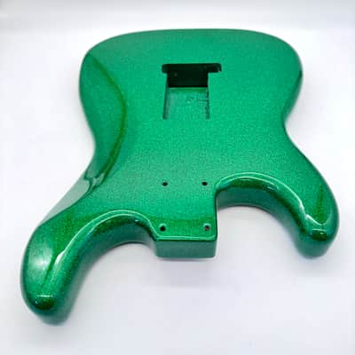 HooDoo Stratocaster Body Alder Sparkle Green hsb6418 image 7