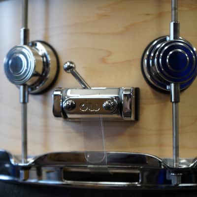 DW USA Collectors Series 6.5x14" Pure Maple SSC Shell With Ring's Snare Drum - Natural Satin Oil w/ Chrome Hardware | DRX26514SSC image 9
