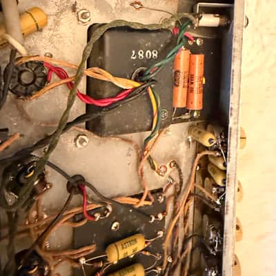 1960 Fender 6G4-A Super Amp - Rare Blonde & Oxblood image 9