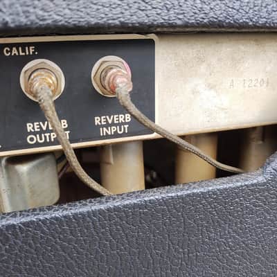 Vintage 1969 Fender Vibrolux Reverb Amp - Silverface - Drip Edge - Clean! image 11