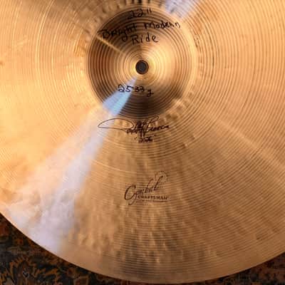 PAUL FRANCIS Custom CYMBAL CRAFTSMAN 22” Crash Ride or Bright Modern Ride! NEW! 2533 g Sounds AMAZING image 7