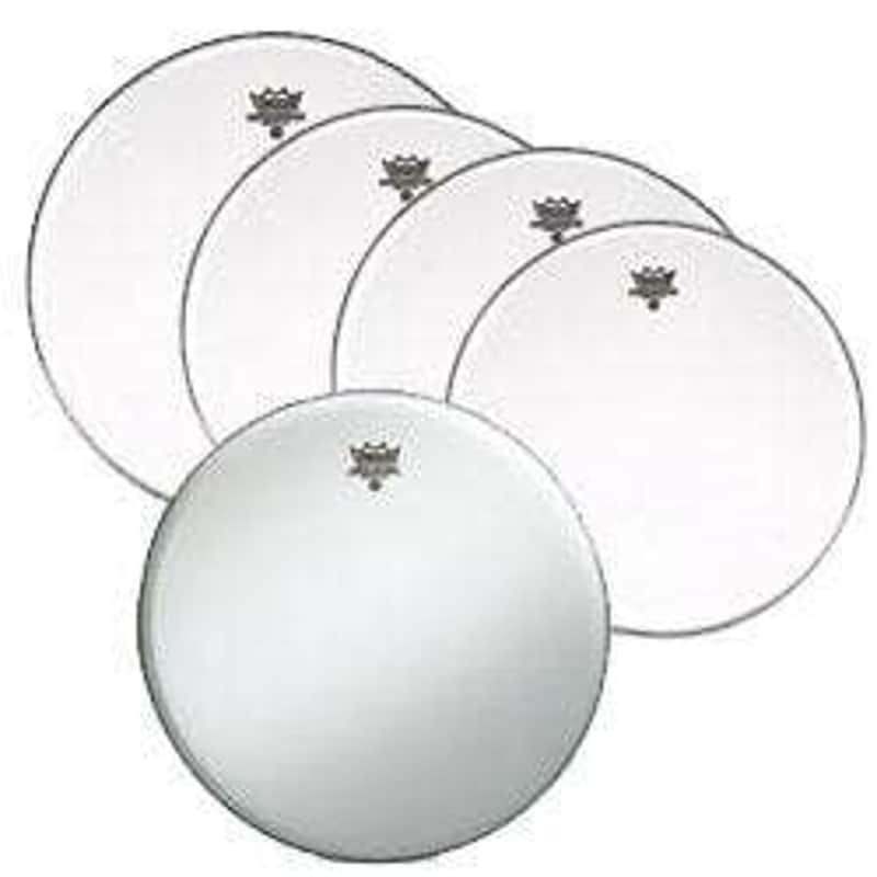Ambassador Coated Fusion Sizes Drum Head Pack w/ 14" Snare Head image 1