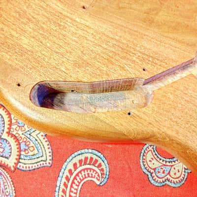 VINTAGE 1971 FENDER MUSICMASTER BASS BODY - STRIPPED image 9