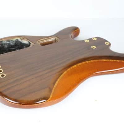 RARE 2001 Fender American Deluxe Zone Bass Walnut Exotic Wood BODY USA Premium Bass image 16