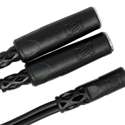 HOSA YMP-233 Y Cable, 3.5 Mm TRS To Dual 1/4 In TRSF image 2