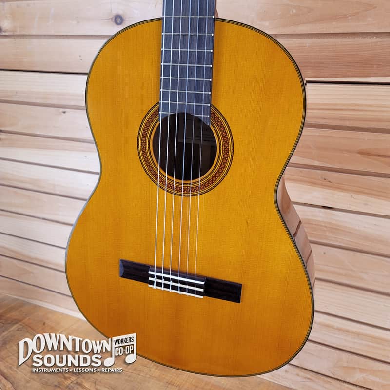 Yamaha CG162C Cedar Top Classical Guitar Natural | Reverb