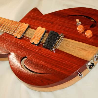 Build to Order GB Liuteria Boutique Plié 6 string semi-hollw image 17