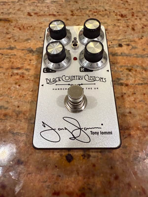 Laney Black Country Customs Tony Iommi Signature TI Boost 2017 - Present - Silver image 1