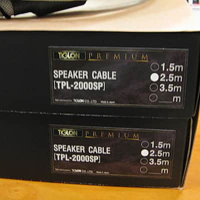 TiGLON Premium Speaker Cable TPL-2000SP - 2.5m - Clean Used Condition with Original Box image 3