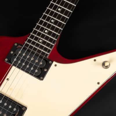 1989 Gibson Explorer with Ebony Fretboard - Wine Red | USA Vintage Post Norlin Era Bill Lawrence “The Original” Humbucker Pickups 3.65kg | OHSC image 19