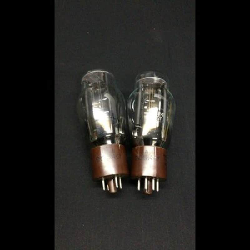 MATCHED PAIR RCA JAN CRC 5R4GY [][] Getters (Best 274B Sub) VACUUM TUBES E.9488 image 1