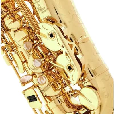 Selmer Super Action 80 Series II Alto Sax - gold lacquer engraved image 3