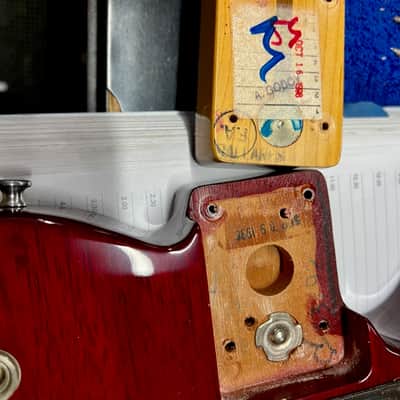 Fender Tele-Sonic Crimson Red Transparent USA image 19