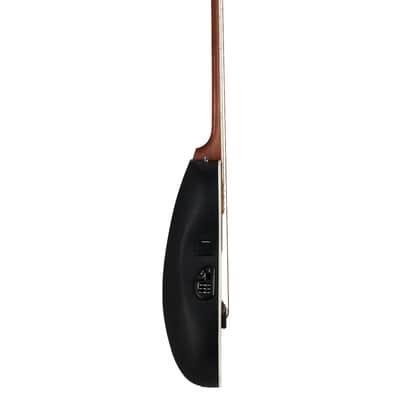 Ovation CEB44-1N Celebrity Elite Exotic Mid Depth Mahogany Neck 4-String Acoustic-Electric Bass Guitar image 7