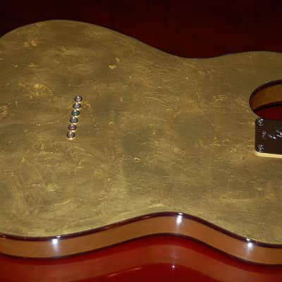 2017 NAMM Fender Prestige Masterbuilt 24 Karat Gold XXX NOS Custom ShopTelecaster -Yuriy Shishkov image 12