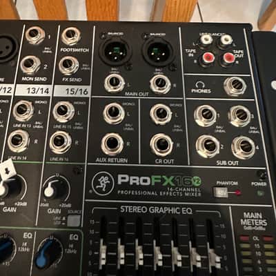 Mackie ProFX16v2 16-Channel 4-Bus Effects Mixer 2015 - 2019 - Black image 2