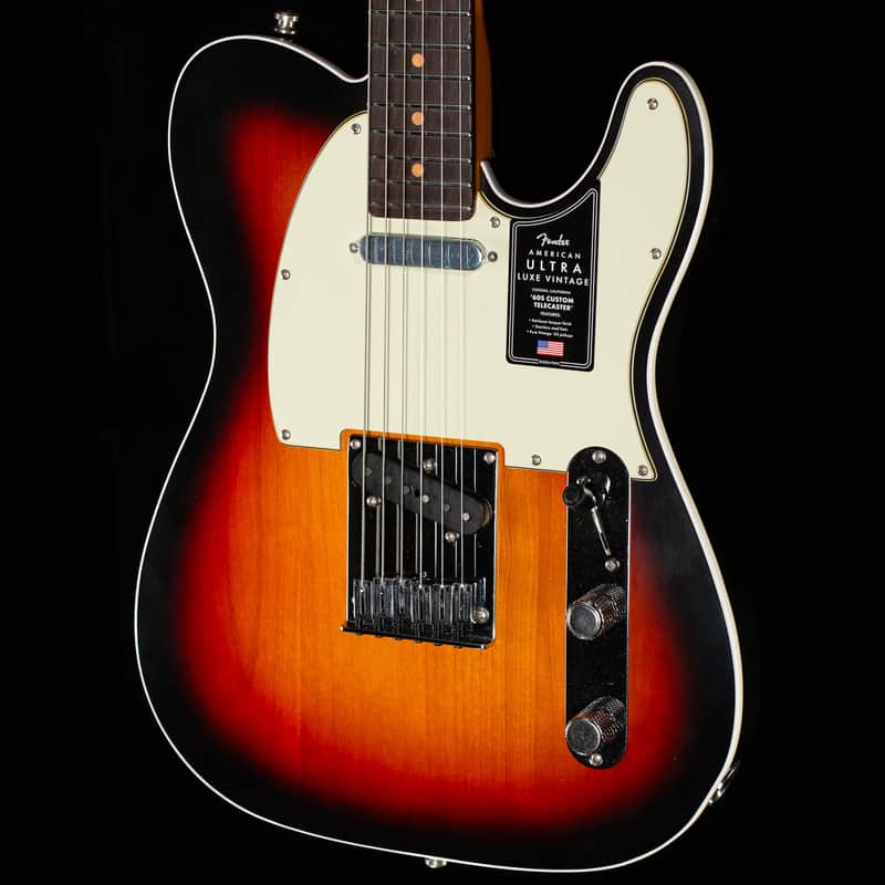 Fender American Ultra Luxe Vintage '60s Custom Telecaster Rosewood Fingerboard 3-Color Sunburst (074) image 1