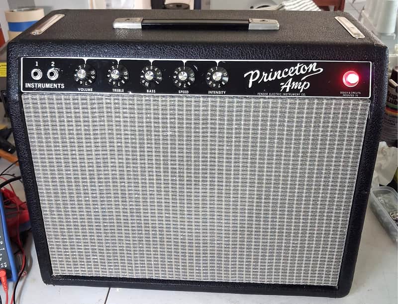 1964 Fender Princeton Blackface AA964 Guitar Combo image 1
