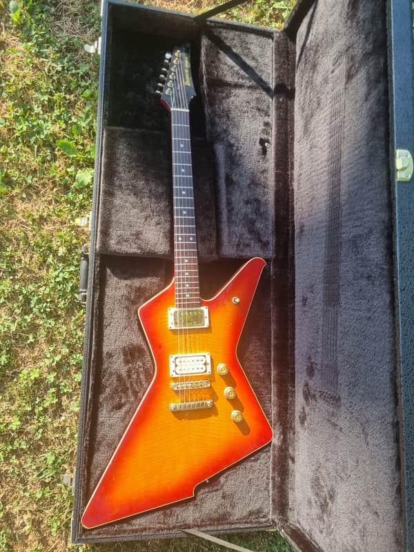 Ibanez DT400 Destroyer with Dot Inlays 1981 - Cherry Sunburst image 1