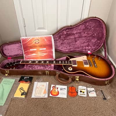 Gibson Custom Shop Historic Collection '60 Les Paul Standard Flametop Reissue 2005 - Iced tea burst image 21