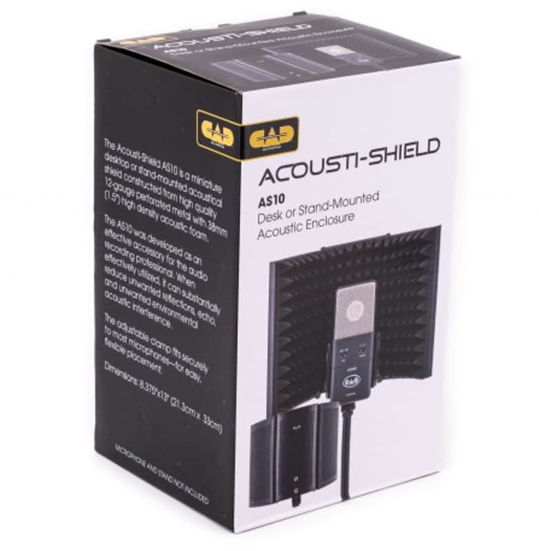 CAD AS10 ACOUSTI-SHIELD - Desktop or stand mounted acoustic enclosure. image 1