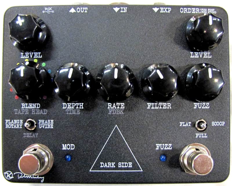 Used Keeley Dark Side Delay Fuzz Phaser Flanger Guitar Effects Pedal! Darkside image 1