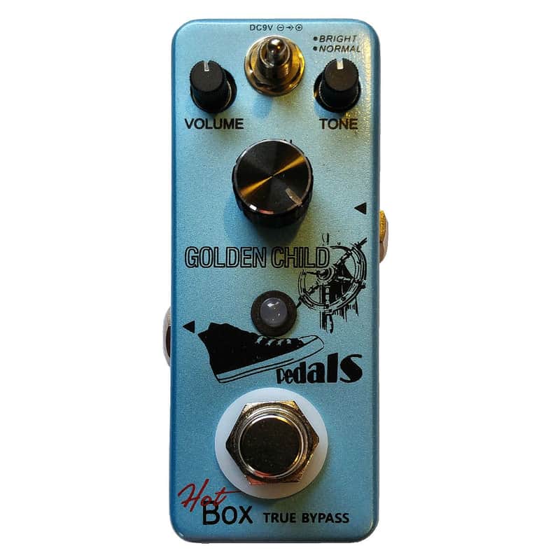 Hot Box Pedals Golden Child Attitude Series PLEXI Amp Sim Distortion Guitar Effect Pedal True Bypass image 1