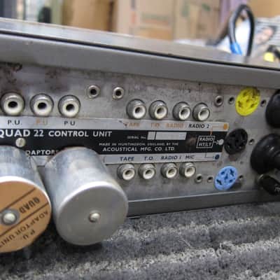 Vintage Quad 22 Stereo Tube Preamp, Phono Module, Upgraded, Restored, Ex Sound image 4